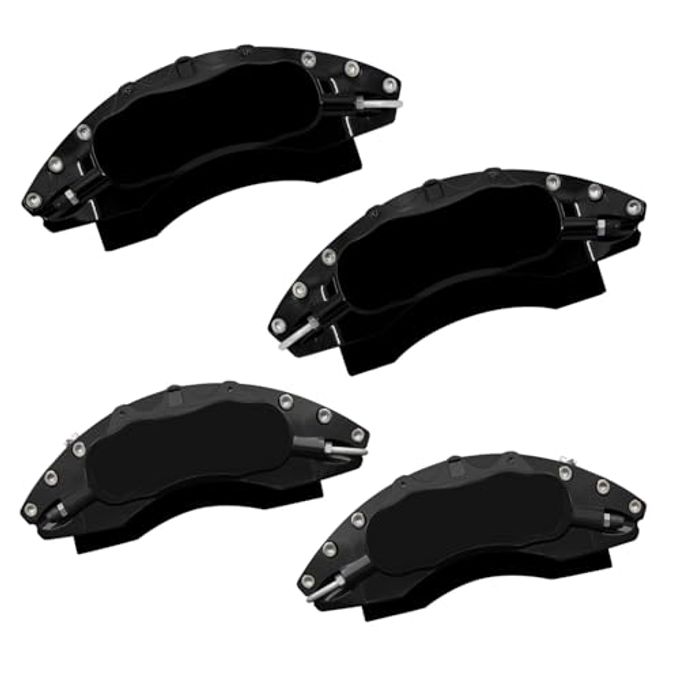 AOOA Aluminum Black Caliper Covers Fits Toyota Camry Xse Electronic Brake And Rav4 2019-2025,Lexcus Es 2019-2024 (Set Of 4) - Image 1