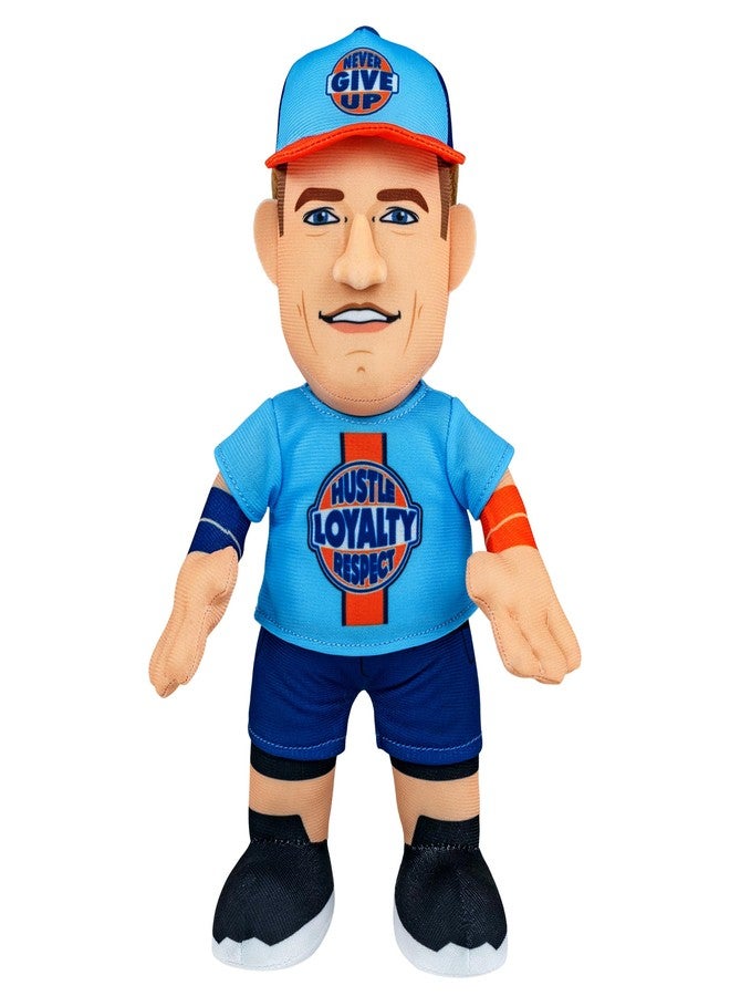 Bleacher Creatures WWE John Cena (Hustle Loyalty Respect) 10" Plush Figure - A Wrestling Legend for Play or Display - Image 1