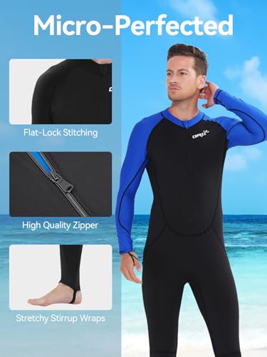 COPOZZ Mens Wetsuit – Full Body UV Protection Wet Suit for Surfing, Diving & Snorkeling - Image 5