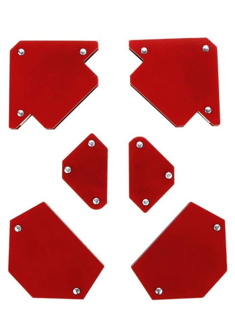 بوس_لايف_ستايل حامل لحام مغناطيسي من بوس لايف ستايل 2 سهم 2 مسدس 2 أداة لحام مغناطيسية صغيرة 6 قطع/مجموعة، تحمل 6 زوايا 30 درجة 45 درجة 60 درجة 75 درجة 90 درجة 135 درجة ووزن يصل إلى 25 رطلاً - Image 1