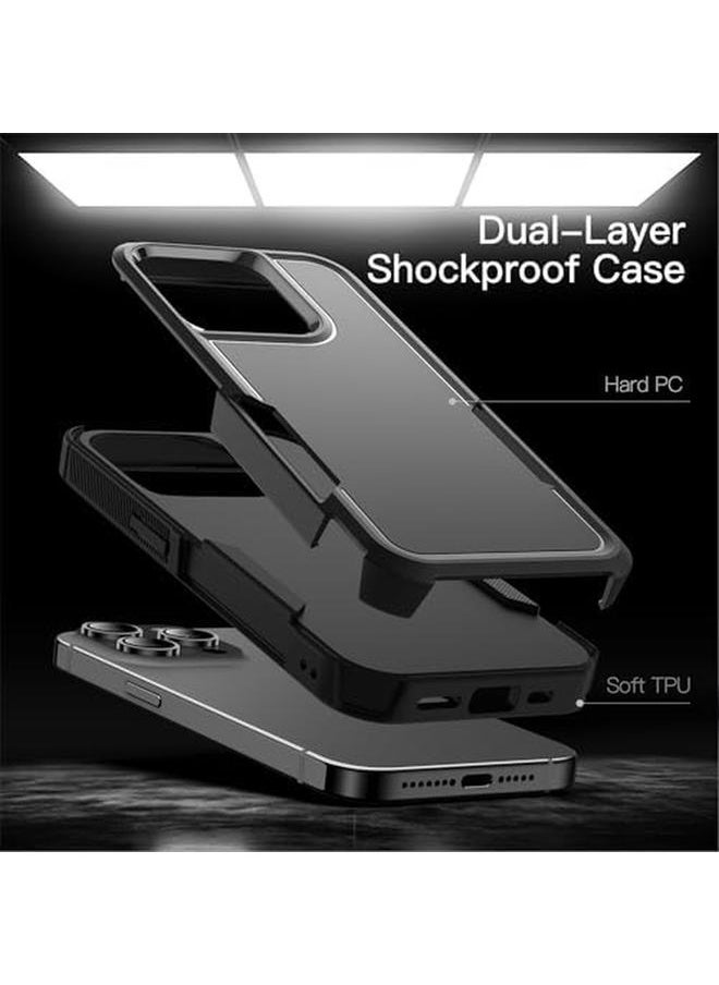 Jetech Case For Iphone 14 Pro Max 6.7 Inch Heavy Duty Dual Layer Rugged Protection Shockproof Protective Tough Phone Cover With Matte Back Black  - Image 2