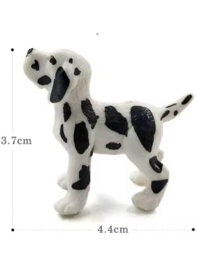 متجر ماي سوق: مجسم جرو دالميشن (المرقّط) المصغر - لعبة تماثيل حيوانات تعليمية قابلة للتجميع - $3.7$ سم - Image 1