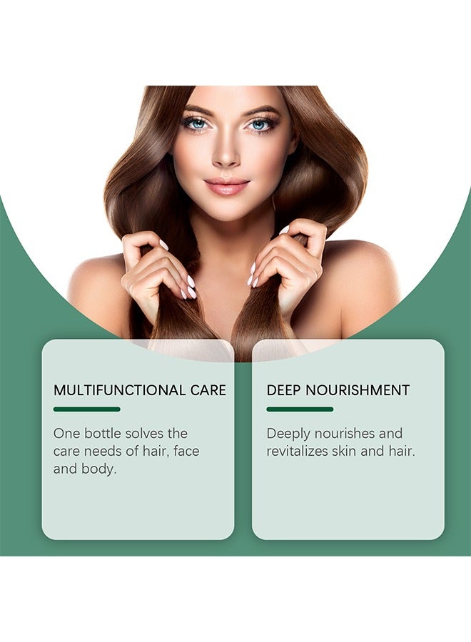 OUHOE Prickly Pear Seed Oil, Organic Prickly Pear Oil, Cactus Facial Essence, Prickly Pear Seed Oil Skin Moisturizer, for Skin, Face, Hair 50ml - Image 4