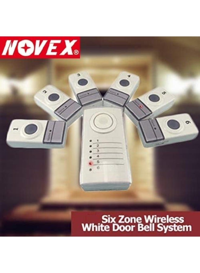 NOVEX نظام جرس الباب اللاسلكي ذو الست مناطق من نوفكس - Image 4