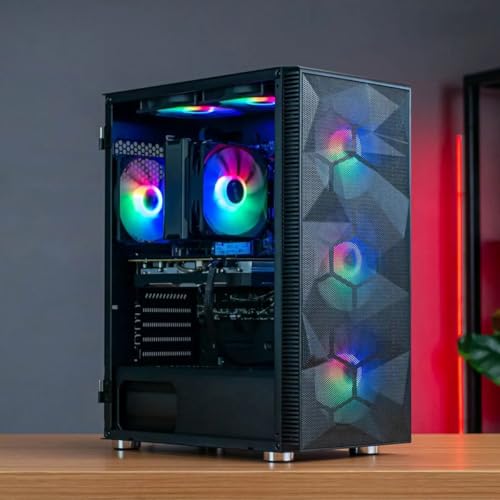 Skytech Gaming Storm Desktop PC, Ryzen 5 5500 3.6 GHz (4.2GHz), AMD RX 9060XT 8GB, 1TB NVMe SSD, 16GB DDR4 RAM 3200, 650W Gold PSU, Wi-Fi, Win 11 - Image 3