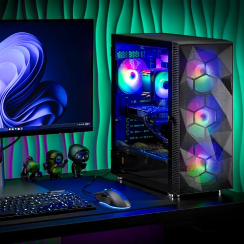 Skytech Gaming Storm Desktop PC, Ryzen 5 5500 3.6 GHz (4.2GHz), AMD RX 9060XT 8GB, 1TB NVMe SSD, 16GB DDR4 RAM 3200, 650W Gold PSU, Wi-Fi, Win 11 - Image 2