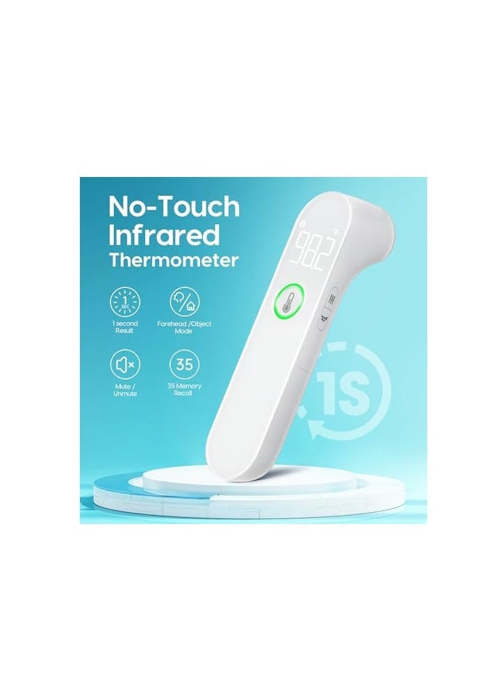 general Thermometer for Adults and Kids, Fast Accurate Baby Thermometer,  Fever Alarm & Mute Mode, Baby Essentials - Lifetime Support - Image 2