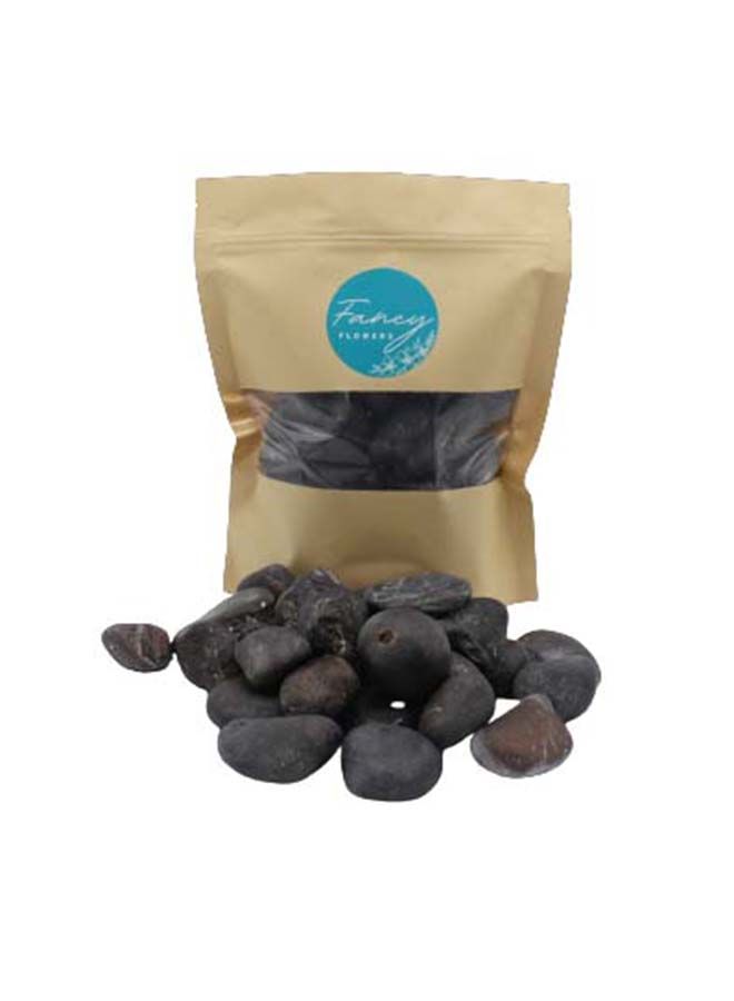 FANCY FLOWERS Natural Polished Decorative  black Stones Pebbles For Flowerpot, Garden And Aquarium Decoration  15 - Image 2