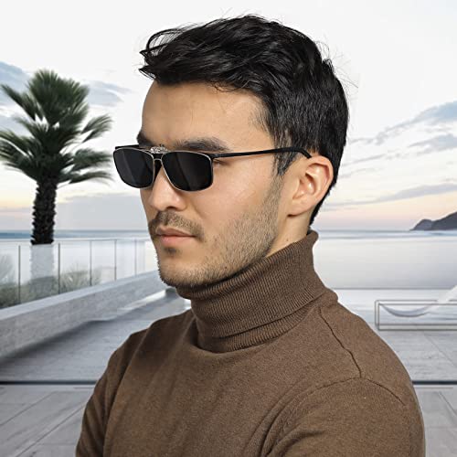 TERAISE Polarized Clip-on Sunglasses with Flip Up Function Suitable Driving Sports - Image 2