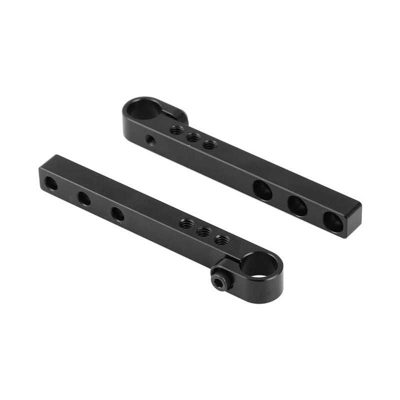 CAMVATE 124mm Cross Bar with 15mm Single Rod Adapter for DLSR Camera Cage Kit (A Pair) - 2338 - Image 1