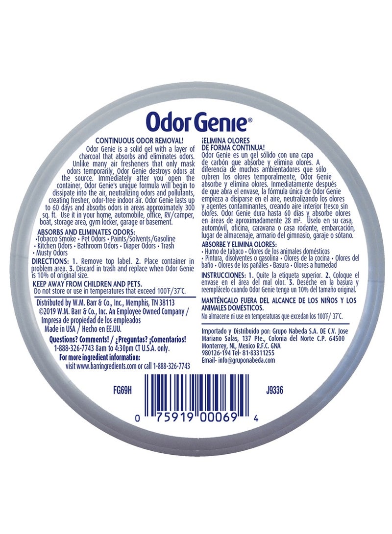 DampRid Odor Genie Wild Berry 8oz – Long Lasting Odor Eliminator Gel for Home Car Pet Smoke Food Smell Remover Up to 60 Days Air Freshener Moisture Absorber Deodorizer - Image 2