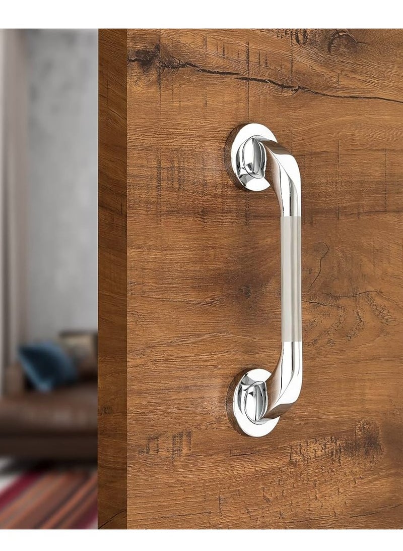 KNP KNP 19mm Stainless Steel D Type Door Handle Entrance Entry Commercial Office Store Front Door Handlesets Timber Wood Door Pull Push Handles 150mm - Image 2
