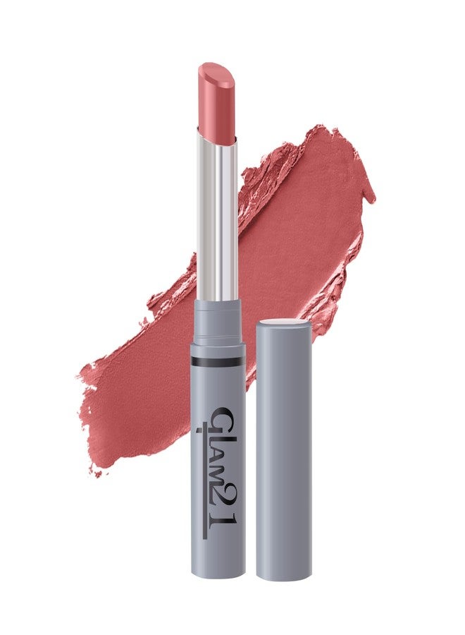 جلام 21 أحمر شفاه جلام 21 طويل الأمد لا يترك أثراً | تركيبة كريمية مطفية | مقاوم للتلطخ | لون شفاه عالي الوضوح - 2 غرام | أحمر حالم - 20 - Image 1