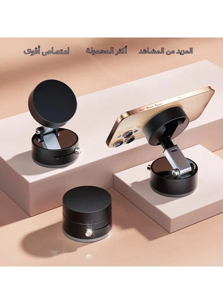 General Portable Folding Car Suction Cup Navigation Phone Stand with Vacuum Magnetic Mount and Dual-Sided Tablet Support Stead  - Image 2