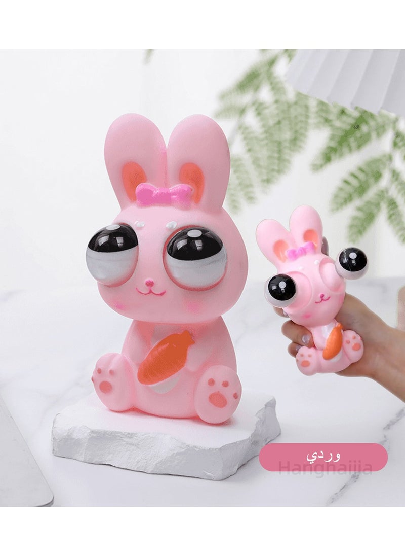 Hanghaijia Squeeze Stress Relief Eyeball Burst Popping rabbit for All Occasions Party Funny Favors Toys  - Image 1