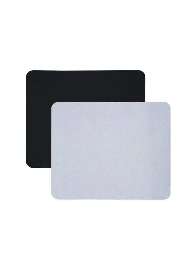 Generic - Pure Black White Mouse Pad Advertising Game Office Small Large Mouse Pad Color Screen Printing Blank Mouse Pad-Pattern:400*600 Thickness 0.2 - Image 1