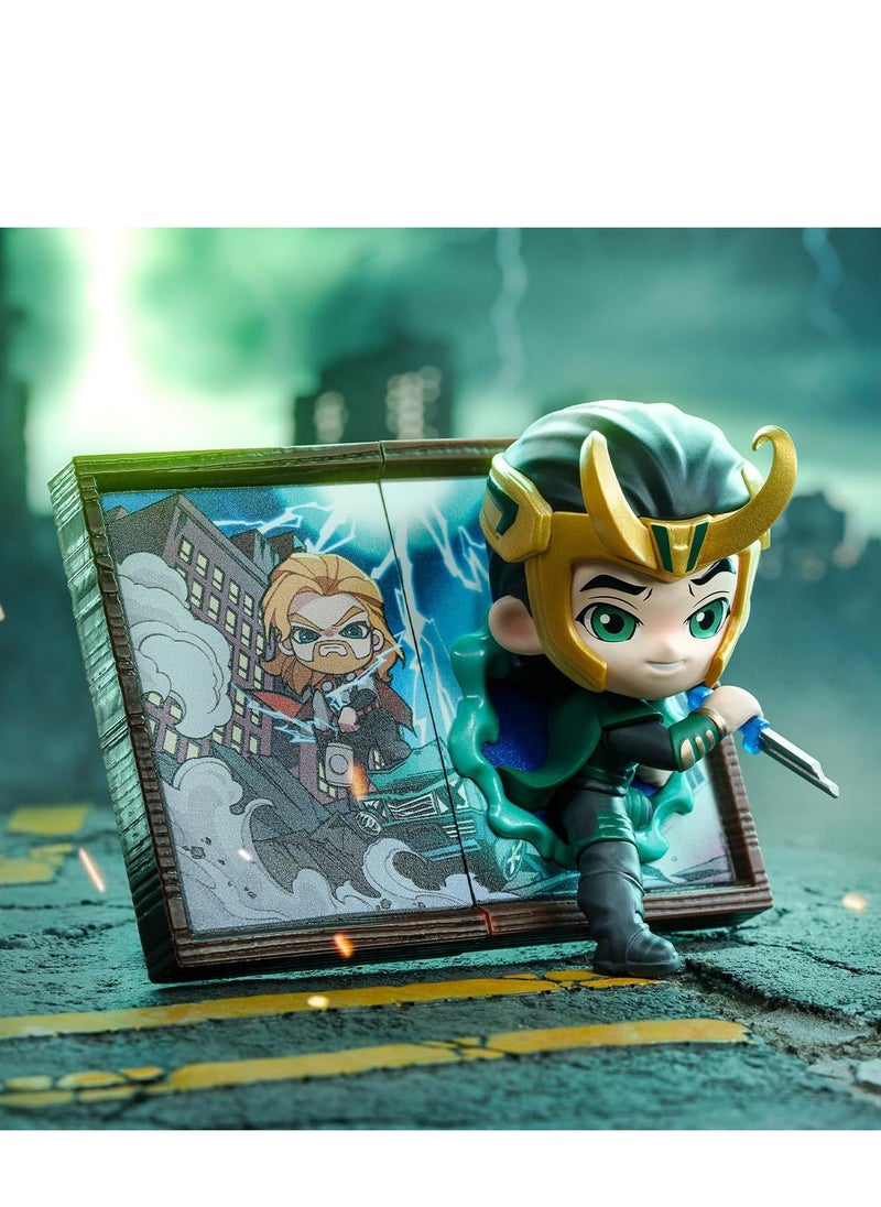 POP MART Marvel Photo Frame Series Figures (1 Piece), Pop-Mart Toy Toy Frame Series Figure, Blind Box, Plastic Model, Premium Toy, Soft Vinyl, Original, Character, Birthday Gift  - Image 4