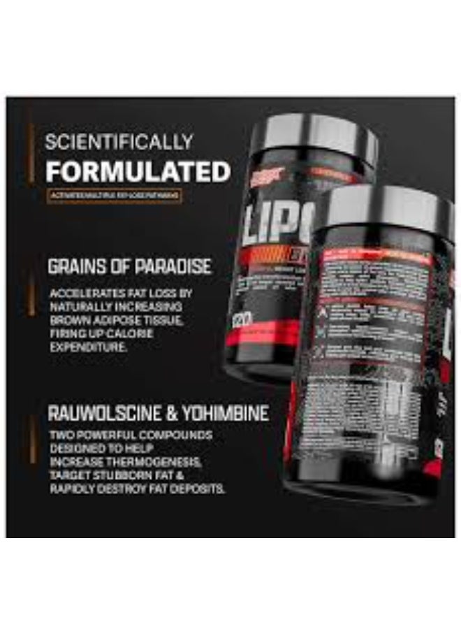 Nutrex Research Nutrex Lipo-6 Black 120cap - Image 2