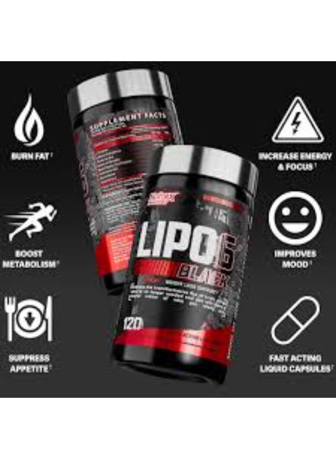 Nutrex Research Nutrex Lipo-6 Black 120cap - Image 3