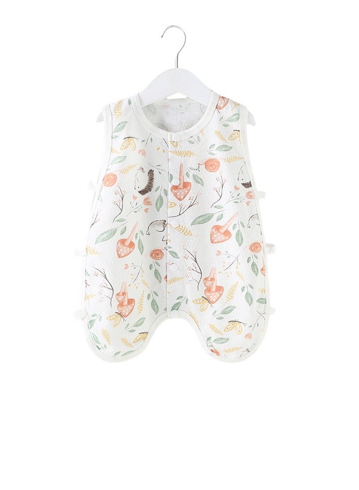 Baby lute clothes summer newborn jumpsuits boys and girls baby sleeveless vest ha clothes crawling summer dress 