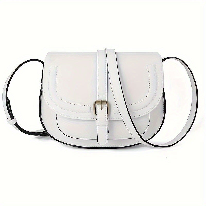 [Solid Color Saddle Bag Retro] Retro Solid Color Saddle, - Image 1
