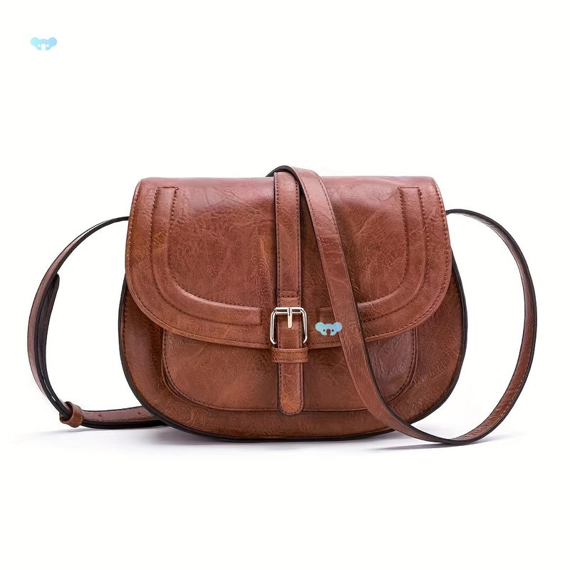 [Solid Color Saddle Bag Retro] Retro Solid Color Saddle, - Image 4