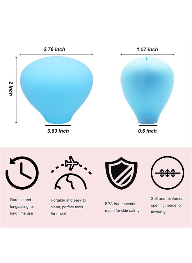 Flyaway Makeup Brush Covers, Silicone Brush Organizer Case for Makeup Storage and Protect Makeup Bag, 4 Pack Reusable Brush Holders for Travel, Dustproof Brush Protector for Makeup Lovers and Wife - Image 5