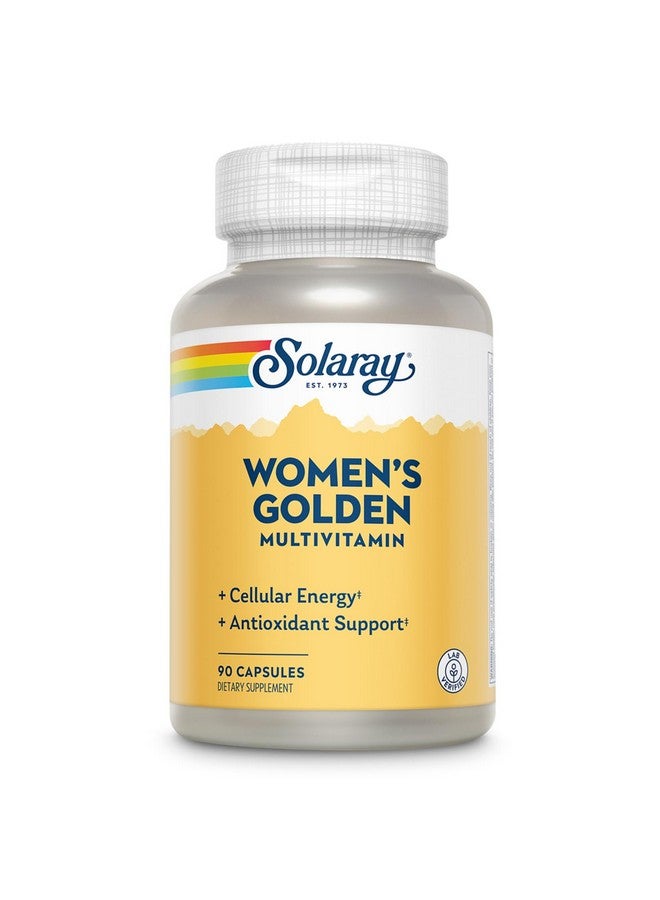 SOLARAY كبسولات سولاراي للنساء متعددة الفيتامينات الذهبية، 90 حبة - Image 1