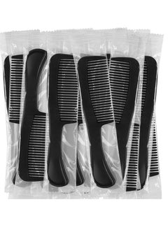 HQSLsund Bulk Hair Combs Pack of 100 - Individually Wrapped for Women, Kids, Hotel, Airbnb, Shelter, Nursing Home, Charity, and Church (Black)  - Image 1