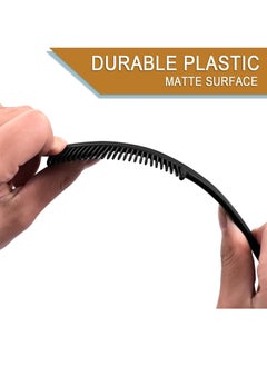 HQSLsund Bulk Hair Combs Pack of 100 - Individually Wrapped for Women, Kids, Hotel, Airbnb, Shelter, Nursing Home, Charity, and Church (Black)  - Image 4