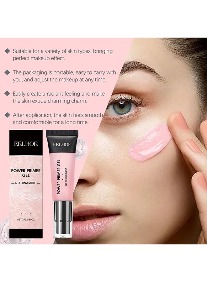 EELHOE Gel-Based & Hydrating Face Primer, Evens Skin & Brightens, Grips Makeup, Vegan & Cruelty-Free - Image 3