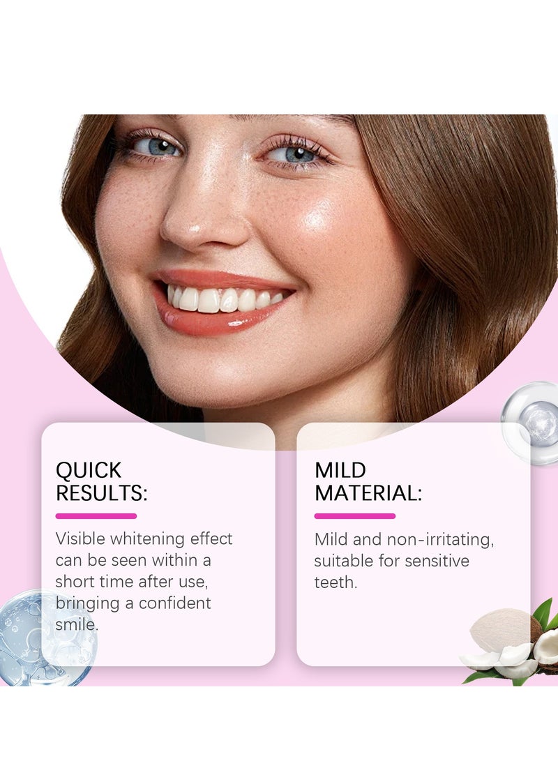 أورالحوي شرائط تبييض الأسنان - خالية من البيروكسيد - تبييض بدون ضرر - إزالة البقع العميقة - تبييض للأسنان الحساسة - 7 شرائط - Image 2