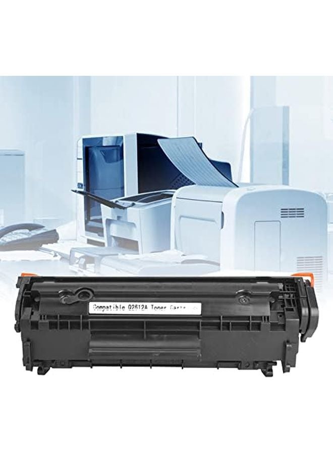 خرطوشة الحبر الأسود ذات التوافق العالي لطابعات HP M1005 وM1319F وCanon LBP2900 - عبوة واحدة - Image 3