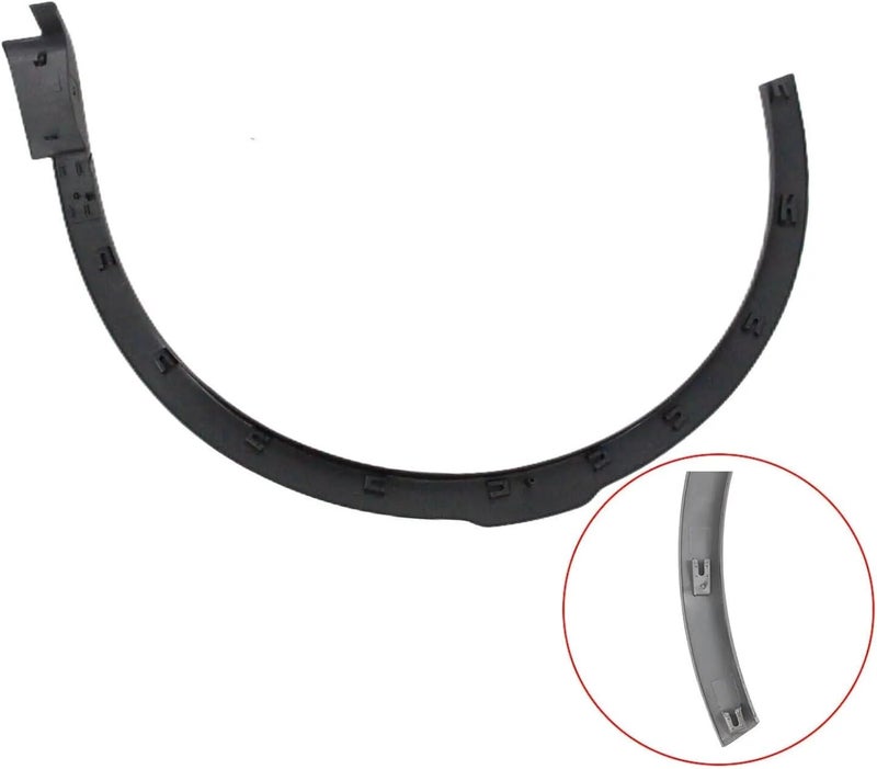 DEMULAX Car Front Wheel Eyebrow Arch Moulding Fender - Image 3