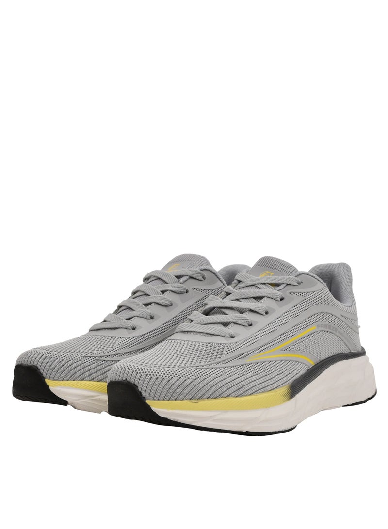 Freeze Sports Mens Grey Lace Running Shoes - Image 1