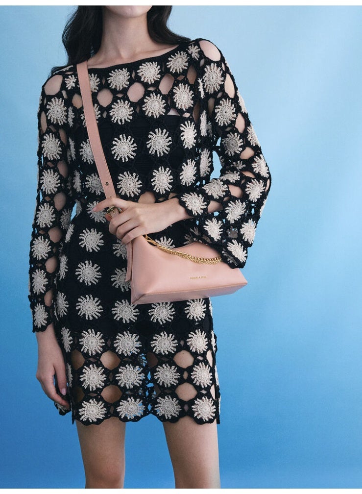 Charles & Keith Atwood Chain Crinkle Hobo Bag - Image 4