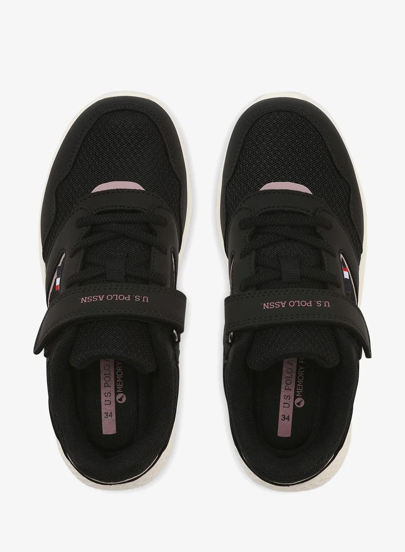 U.S. Polo Assn. 6P NAPE JR GLB 6FX GIRL OD_BLACK Nape Jr Kids Casual Shoes - Black for Men | Best Price UAE