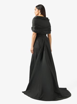 namshi evening dresses Namshi x Draped One-Shoulder Dress for Women