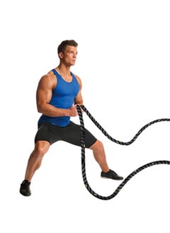 BODY SCULPTURE Power Training Rope – Heavy Battle Rope for Strength & Endurance Workouts – Durable, Weighted Conditioning Rope for Full-Body Fitness, CrossFit & Cardio Training  - Image 2