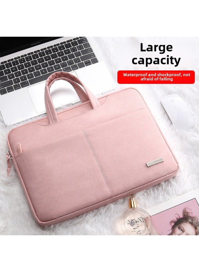 ماركة غير محددة - حقيبة يد لهاتف Huawei Apple Macbook16 Notebook Air13.3 كمبيوتر Matebook14 بوصة أنثى 15-اللون: كلاسيكي-وردي-الطراز القابل للتطبيق: 13/13.3 بوصة - Image 1