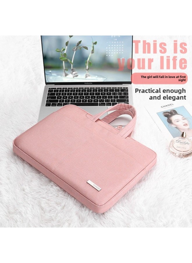 ماركة غير محددة - حقيبة يد لهاتف Huawei Apple Macbook16 Notebook Air13.3 كمبيوتر Matebook14 بوصة أنثى 15-اللون: كلاسيكي-وردي-الطراز القابل للتطبيق: 13/13.3 بوصة - Image 1