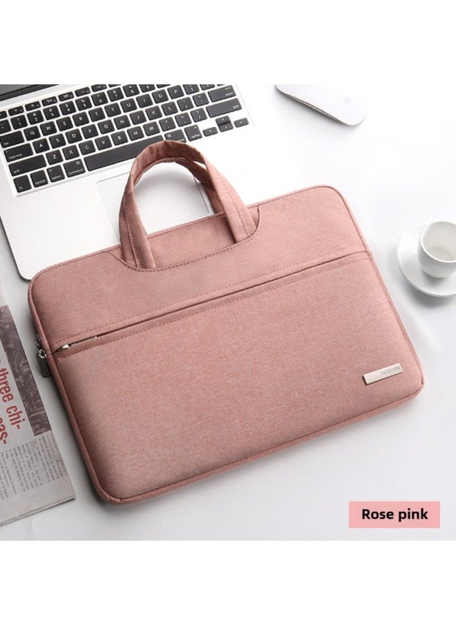 ماركة غير محددة - حقيبة يد لهاتف Huawei Apple Macbook16 Notebook Air13.3 كمبيوتر Matebook14 بوصة أنثى 15-اللون: كلاسيكي-وردي-الطراز القابل للتطبيق: 13/13.3 بوصة - Image 1