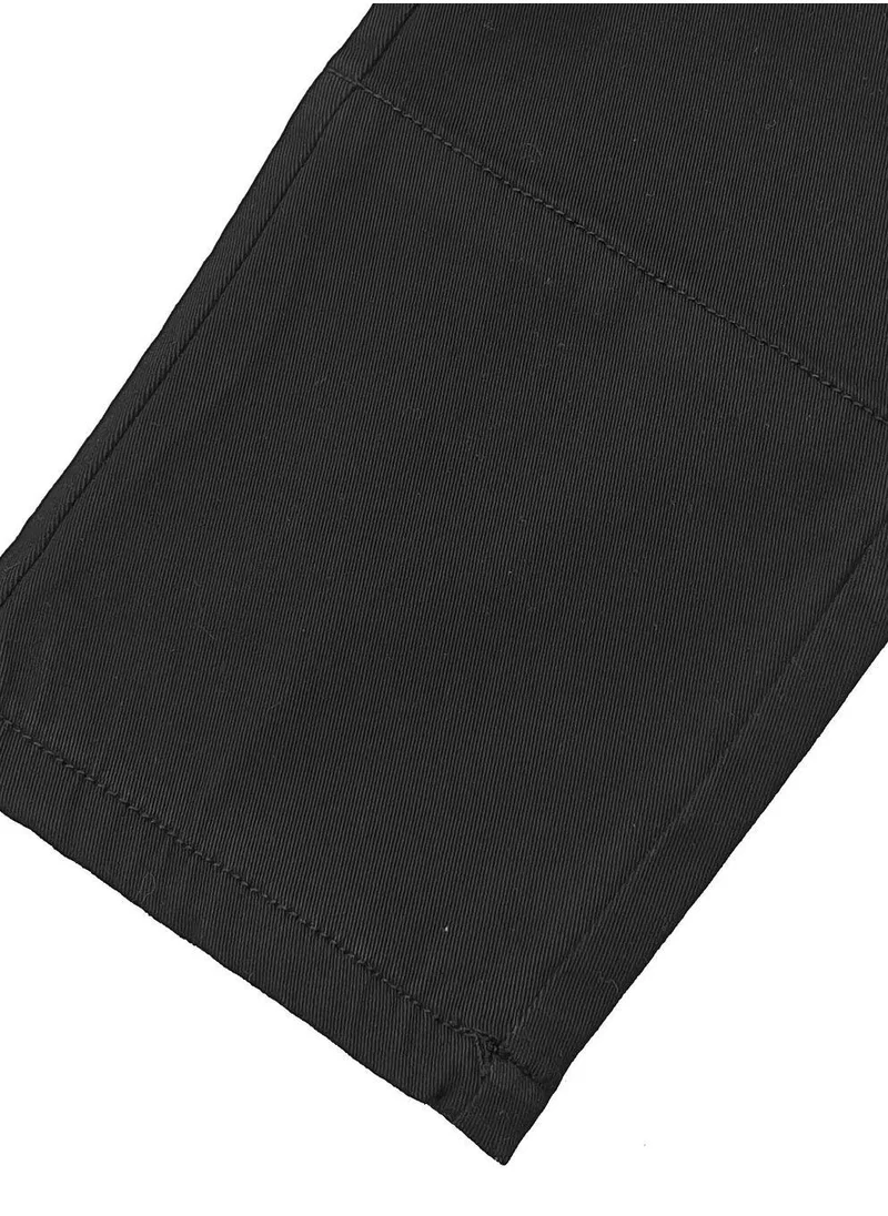 GIORDANO Junior Twill Stretch Mid Rise Regular Tapered Fit Elastic Waist Pants