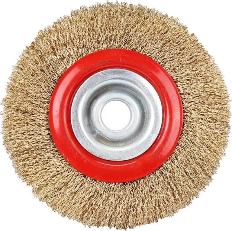 ليو Circular Wire Brush Steel Wire 150X25MM