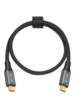 Peachjoy Short USB C to USB C Cable, 1.5FT USB 3.2 Gen 2 USB C Cable Short, 20Gbps Data Transfer & 100W PD Type C to Type C Fast Charger Cable Support 8K@60Hz Video for Thunderbolt3，MacBook Pro.  - Image 1