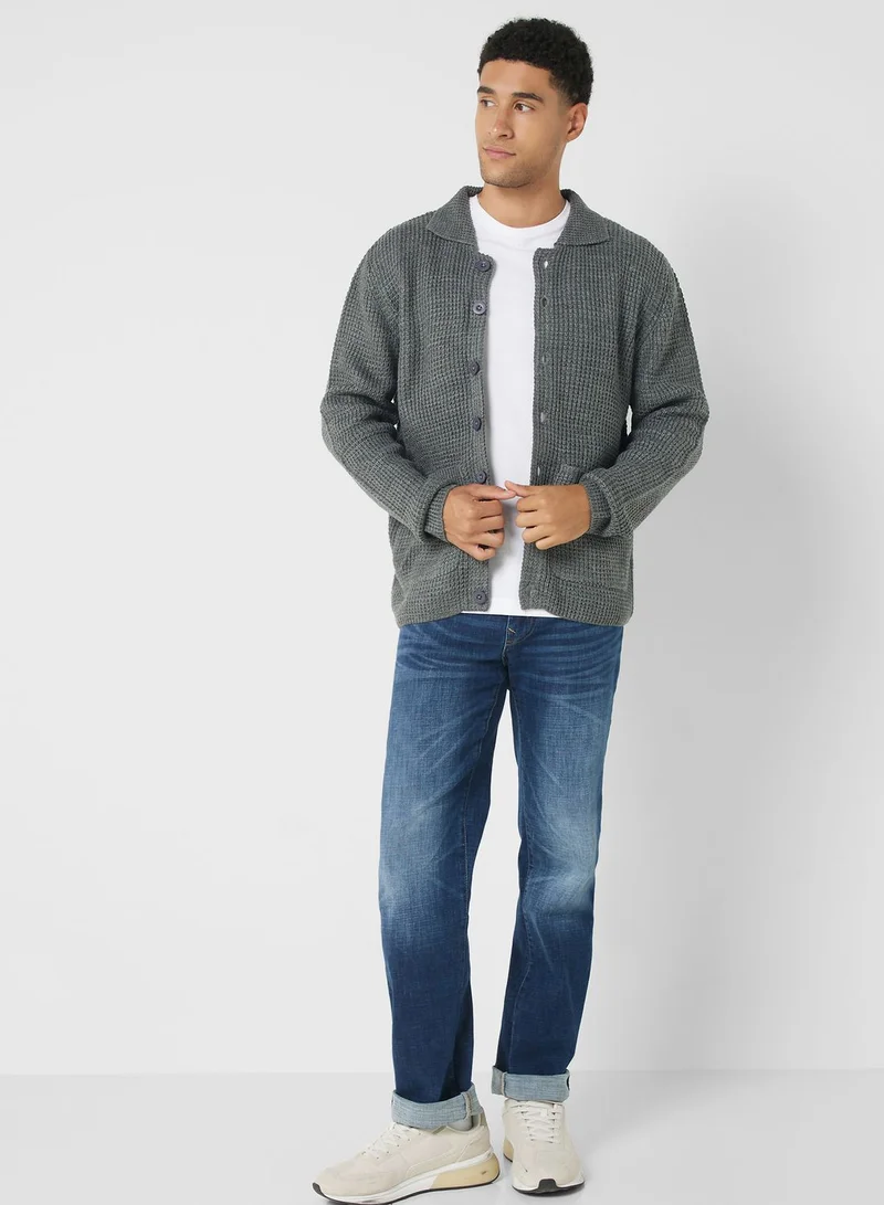 Robert Wood Button Up Cardigan