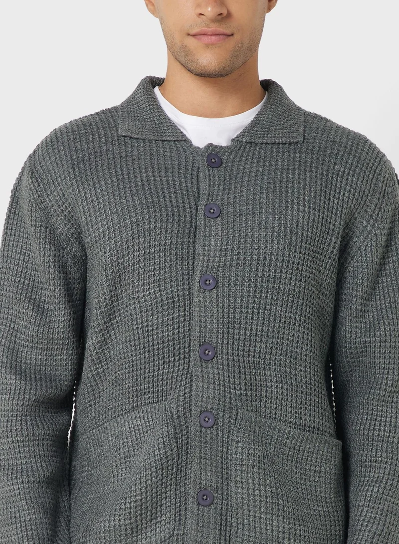 Robert Wood Button Up Cardigan