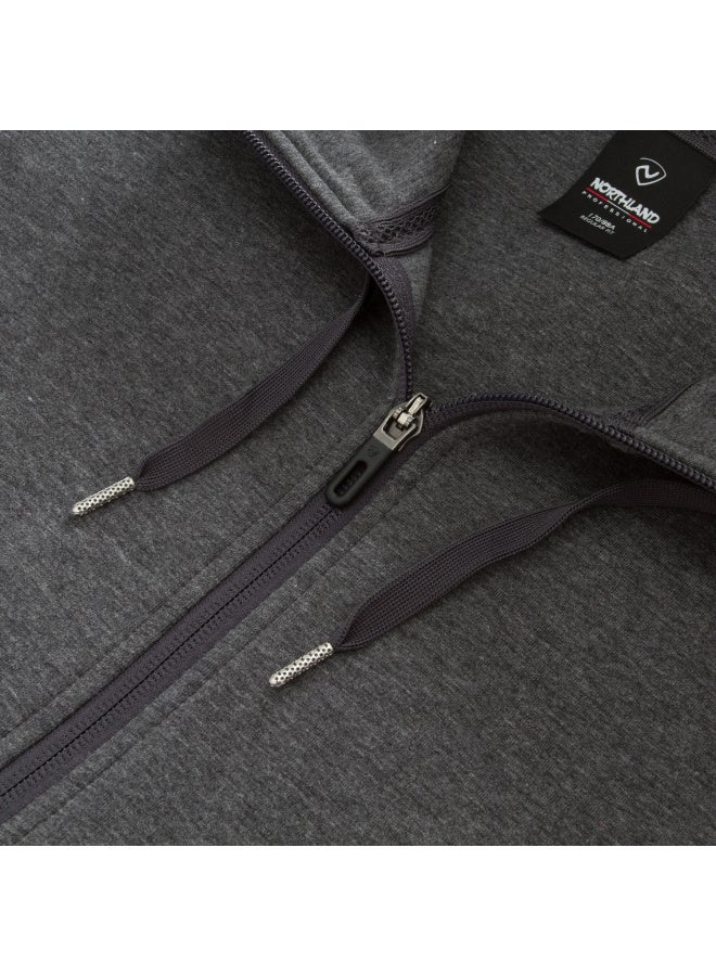 Northland Men's Spring Autumn Stretch Sweatshirt Outdoor Casual Jacket Gl085619 Dark Heather Gray 175 - Image 4