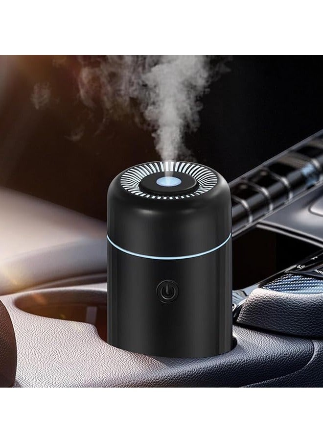 Car Diffuser, Portable Mini Ultrasonic Mist Humidifier, USB Car Scent Air Diffuser with 7-Color Light & 2 Spray Modes, Aromatherapy Oil Diffuser for Car, Home, Travel & Office - Image 1