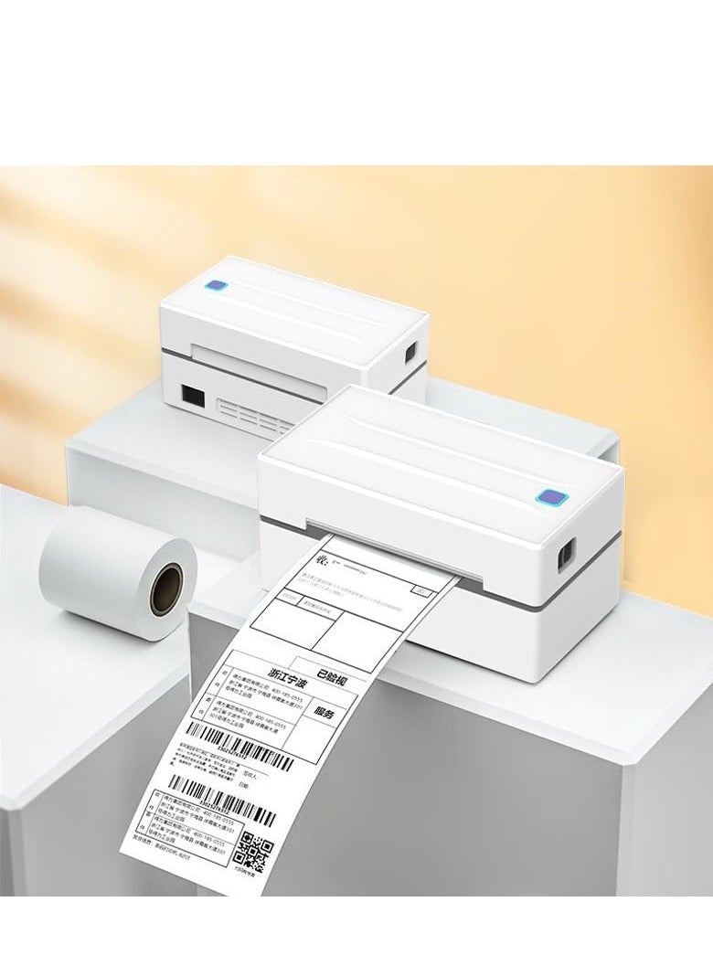 Bluetooth Thermal Shipping Label Printer, Wireless 4x6 Shipping Label Printer for Shipping Packages, Support Android, iPhone and Windows